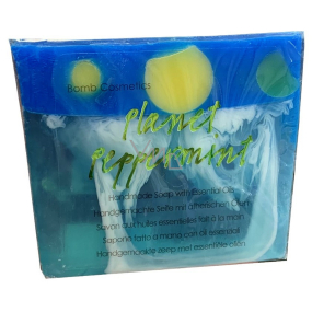 Bomb Cosmetics Planet Peppermint prírodné glycerínové mydlo 100 g