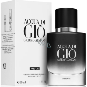 Giorgio Armani Acqua di Gio Parfum plniteľný flakón pre mužov 40 ml