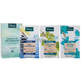 Kneipp Wellness Moment Soľ do kúpeľa Goodbye Stress 60 g + Soľ do kúpeľa Perfect Rest 60 g + Soľ do kúpeľa Deep Rest 60 g, kozmetická súprava