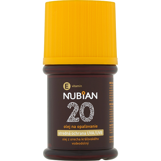 Nubian OF 20 olej na opaľovanie, 60 ml