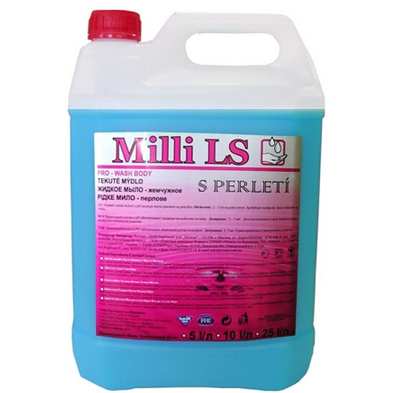 Milli Ls Aloe Vera s perleťou tekuté mydlo 5 l