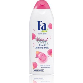 Fa Natural & Soft Ruža & Mandľové mlieko krémová pena do kúpeľa 500 ml