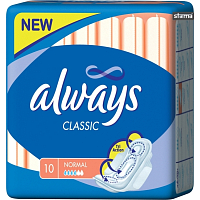 Always Classic Normal dámske vložky, 10 ks