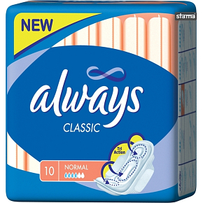Always Classic Normal dámske vložky, 10 ks