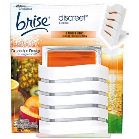Brise Discreet Exotické ovocie elektrický osviežovač vzduchu 12 g