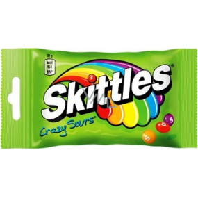 Skittles Crazy Sours kyslé žuvacie cukríky 125 g