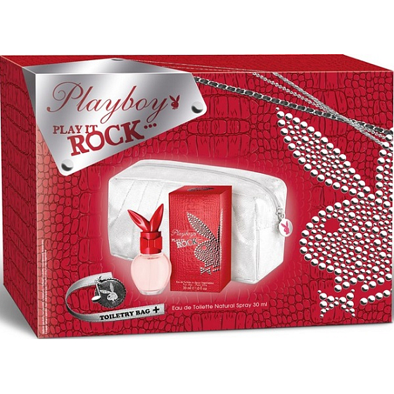Playboy Play It Rock toaletná voda 30 ml + taška, darčeková sada