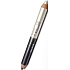 Princessa Davis Eye Double Colour očné tiene v ceruzke + orezávatko 012 sivá a biela 6 g
