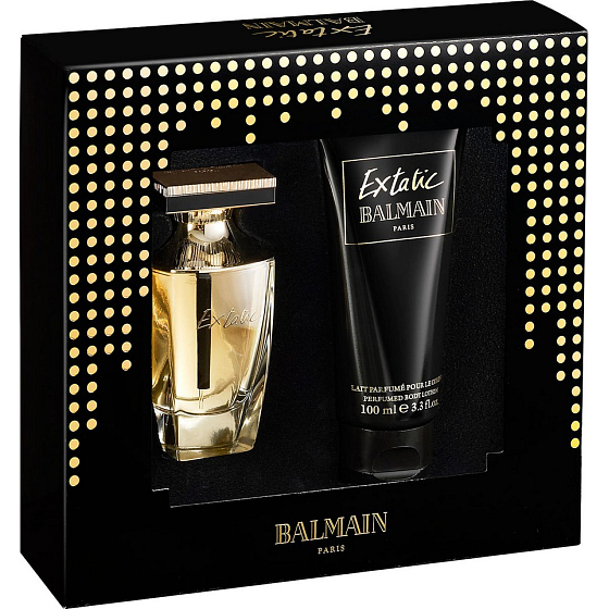 Pierre Balmain Extatic toaletná voda pre ženy 60 ml + telové mlieko 100 ml, darčeková sada