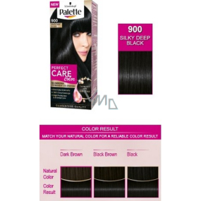 Palette Perfect Color Care farba na vlasy 900 Hodvábny úplne čierny