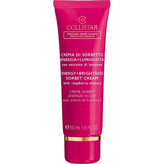 Collistar Energy + Brightness Sorbet Cream with Raspberry Extract sorbetový krém na prvé vrásky 50 ml
