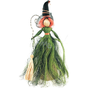 Čarodejnica sa zelenou sukňou 30 cm