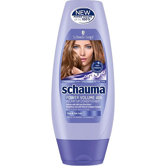 Schauma Power Volume 48h balzam pre väčší objem jemných a zľahnutých vlasov 200 ml