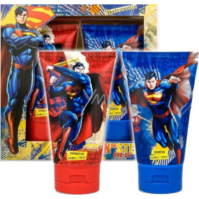 Superman šampón na vlasy pre deti 150 ml + sprchový gél 150 ml, kozmetická sada