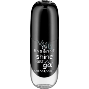 Essence Shine Last & Go! lak na nechty 46 Black Is Back 8 ml