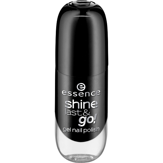 Essence Shine Last & Go! lak na nechty 46 Black Is Back 8 ml
