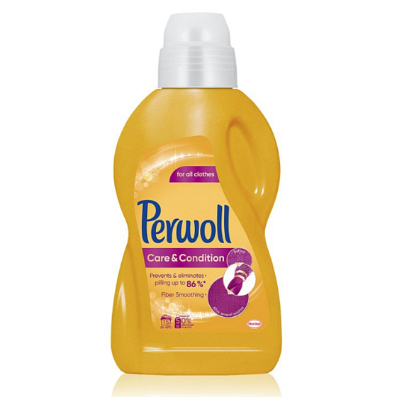 Perwoll Care & Repair prací gél obnovuje vlákna, bráni žmolkovaniu 15 dávok 900 ml