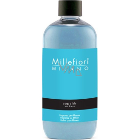 Millefiori Milano Natural Acqua Blu - Vodné modrá Náplň difuzéra pre vonná steblá 250 ml