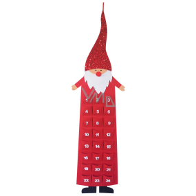 Adventný kalendár Elf červený 124 cm