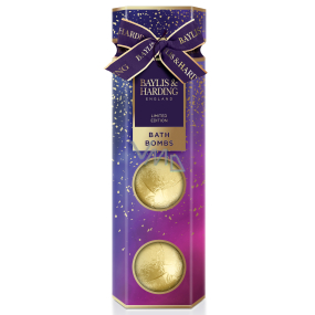 Baylis & Harding Fig and Pomegranate sparkling bath ball 3 x 100 g, kozmetická sada pre ženy