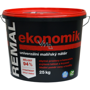 REMAL Ekonomik univerzálna maliarska farba na stenu, 25 kg