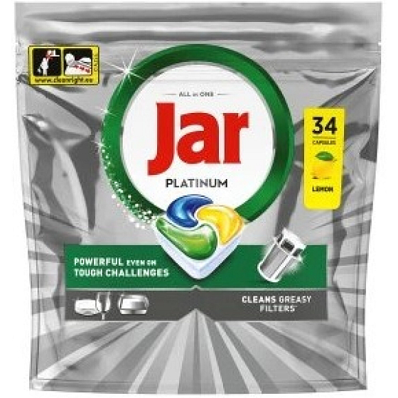 Jar Platinum tablety do umývačky, 34 ks