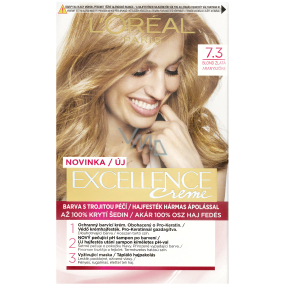 Loreal Paris Excellence farba na vlasy 7.3 Blond zlatá