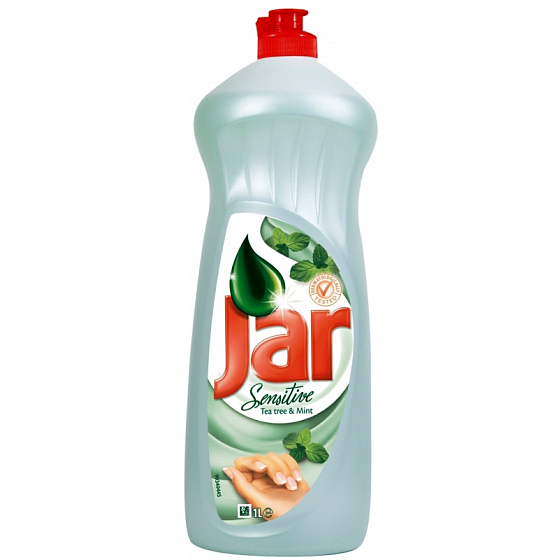 Jar Sensitive Tea Tree & Mint Prostriedok na ručné umývanie riadu patent technológie 1 l