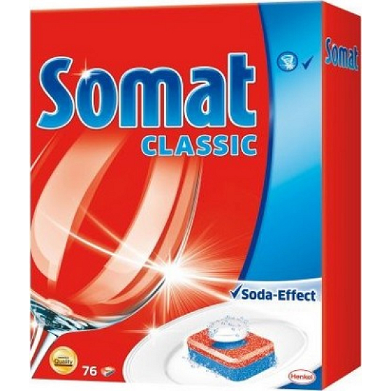 Somat Classic Soda Effect tablety do umývačky 76 kusov