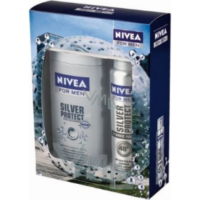 Nivea Men Kazsilverl sprchový gél 250 ml + antiperspirant sprej 150 ml kozmetická sada