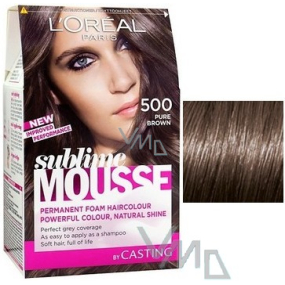 Loreal Paris Sublime Mousse farba na vlasy 500 pravá hnedá