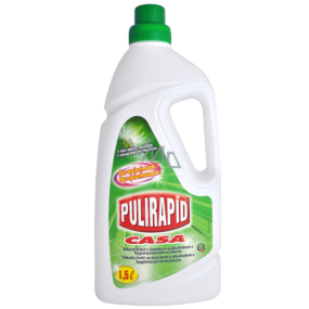 Pulirapid Casa Muschio Bianco biely muškát univerzálny tekutý čistič s amoniakom a alkoholom na všetky domáce umývateľné povrchy 1,5 l