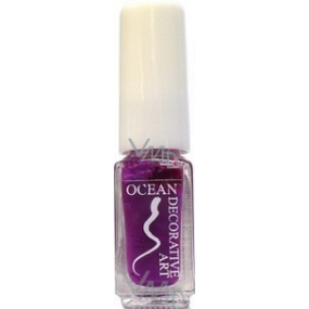 Ocean Decorative Art zdobiace lak na nechty odtieň 30 fialový 5 ml