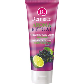 Dermacol Aroma Ritual Hrozno s limetkou Antistresový krém na ruky 100 ml