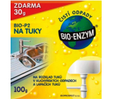 Bio-Enzým Bio-P2 Biologický prípravok k rozkladu tukov v odpadových systémoch 100 g