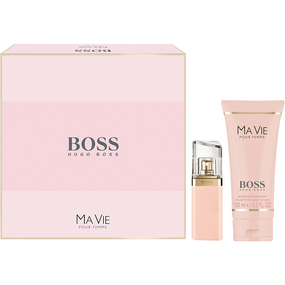 Hugo Boss Ma Vie pour Femme toaletná voda 30 ml + telové mlieko 100 ml, darčeková sada