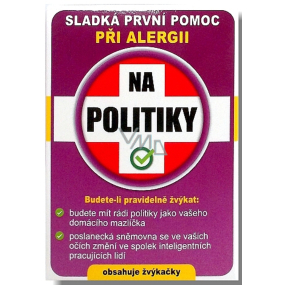 Nekupto Sladká prvá pomoc, Ovocné žuvačky pri alergii Na politiky 10 kusov