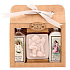 Bohemia Gifts Vianoce sprchový gél 100 ml + Anjel ručne vyrábané mydlo 80 g + Šípky a Ruže olejový kúpeľ 100 ml