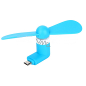 Ventilátor Micro USB modrý 1 kus