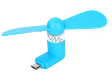 Ventilátor Micro USB modrý 1 kus