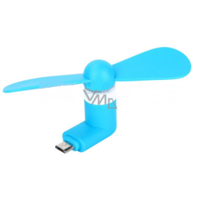 Ventilátor Micro USB modrý 1 kus