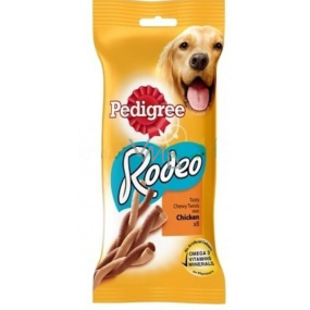 Pedigree Rodeo Hydinové doplnková strava pre dospelých psov 70 g