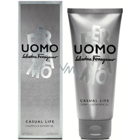 Salvatore Ferragamo Uomo Casual Life sprchový gél pre mužov 200 ml