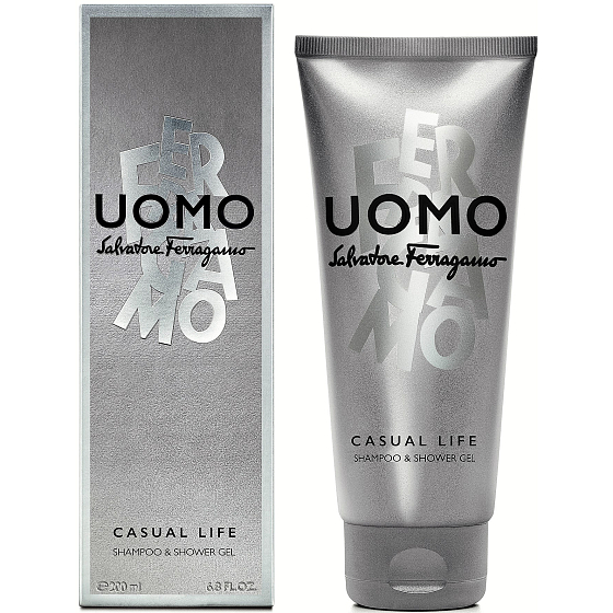Salvatore Ferragamo Uomo Casual Life sprchový gél pre mužov 200 ml