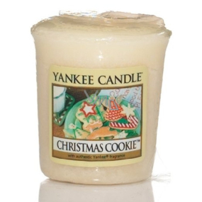 Yankee Candle Christmas Cookie - Sladké pečivo vonná sviečka votívny 49 g