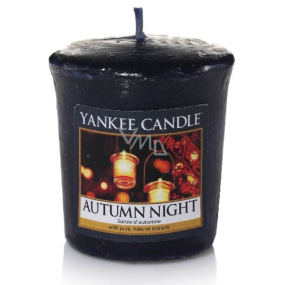 Yankee Candle Autumn Night - Jesenné noc vonná sviečka votívny 49 g