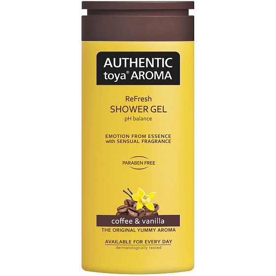 Authentic Toya Aróma Coffee & Vanilla aromatický sprchový gél 400 ml