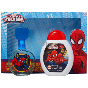 Marvel Spiderman toaletná voda pre deti 100 ml + 2v1 sprchový gél 300 ml, kozmetická sada