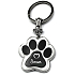 Nekupto Pets Prívesok na kľúče v tvare labky boxera 40 x 85 x 3 mm