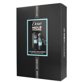 Dove Men + Care Clean Comfort sprchový gél pre mužov 250 ml + antiperspirant dezodorant sprej 150 ml, kozmetická sada